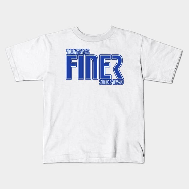 100 Years Finer Since 1920 Greek Design Kids T-Shirt by DrJOriginals